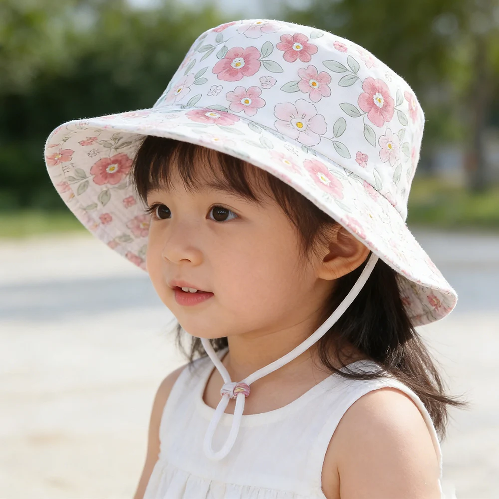 Sombrero de panamá para bebés y niños – gorro de playa con dibujos - imagen 2