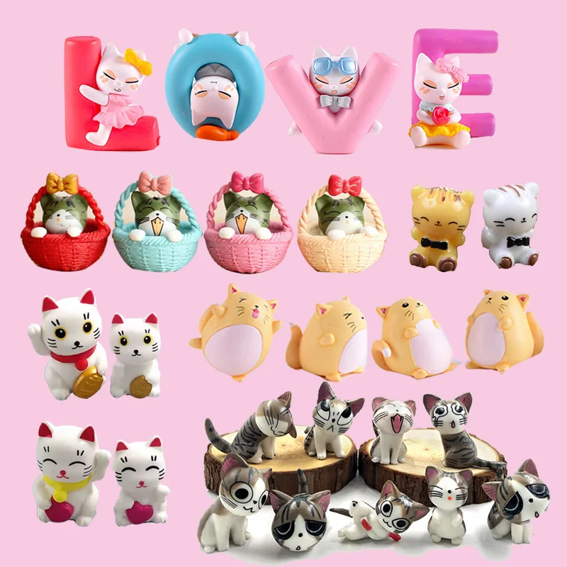 Figuras decorativas de gatos para habitación infantil - imagen 2