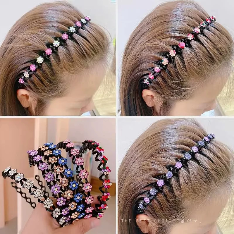 Diademas infantiles con cristales de colores para niñas - imagen 3
