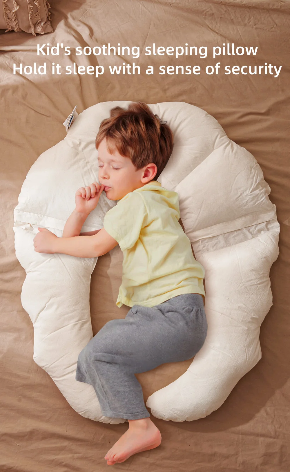 Almohada envolvente Sunveno en uso