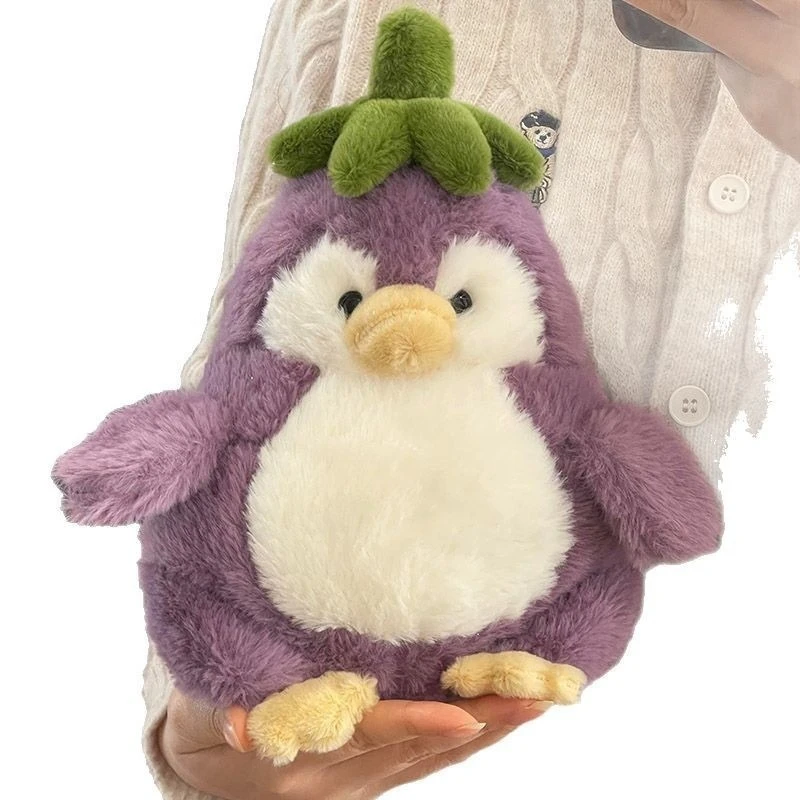 Peluche pingüino kawaii de abrazo suave, almohada rellena - imagen 2
