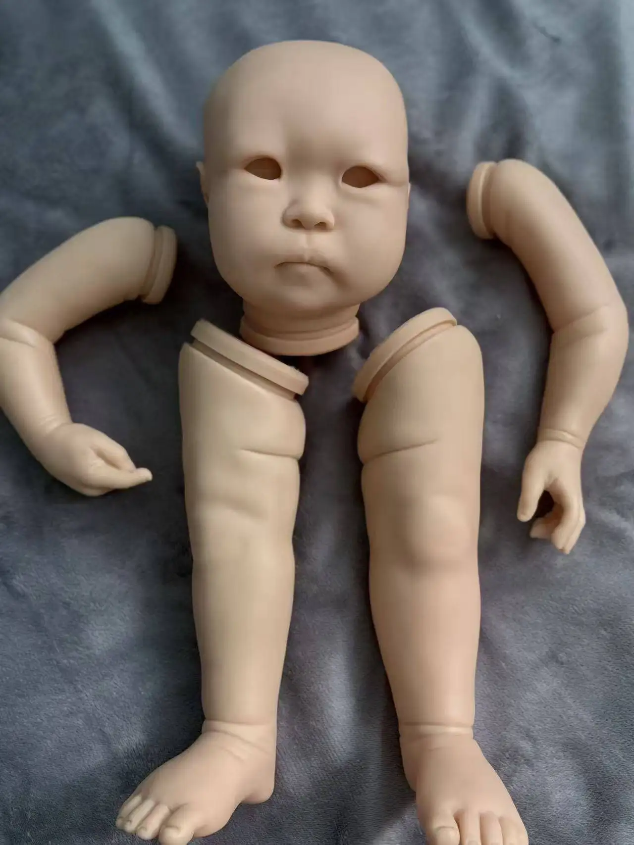 NPK kit de muñeca reborn de tela sin terminar, tacto suave - imagen 2