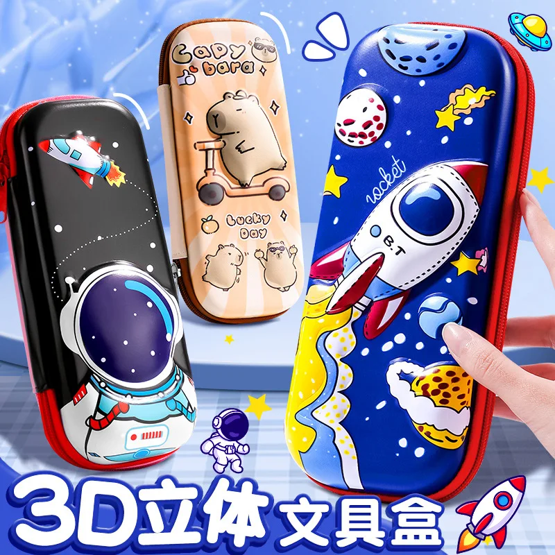 Estuche para lápices Capybara 3D resistente e impermeable multifunción