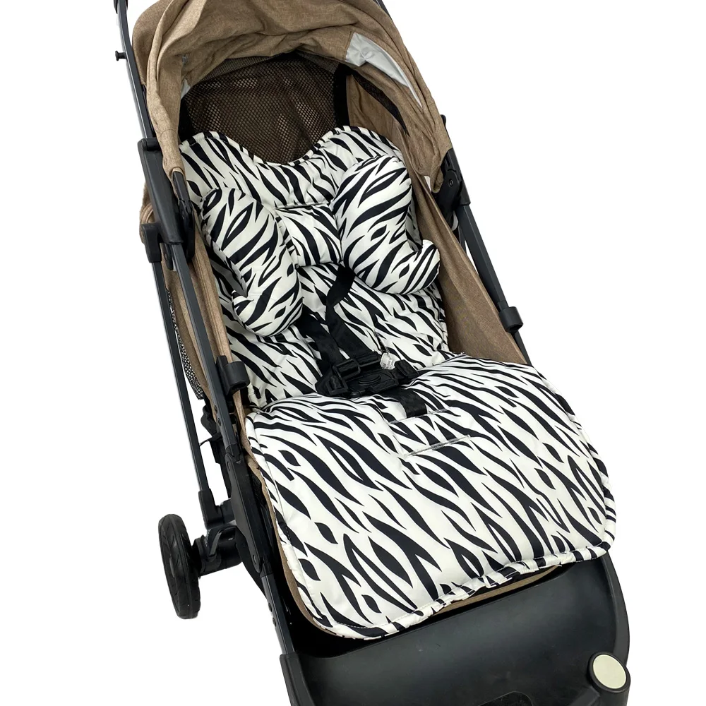 Cojín asiento cochecito bebé – Suave colchón para silla alta accesorio carrito - imagen 2