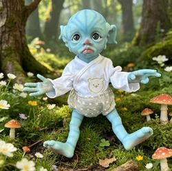 Muñeca reborn hada élfica pintada a mano NPK Avatar élfico