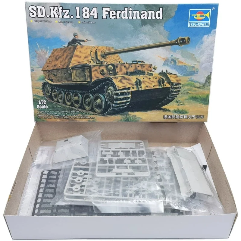 Trumpeter maqueta para montar tanque Ferdinand infantil