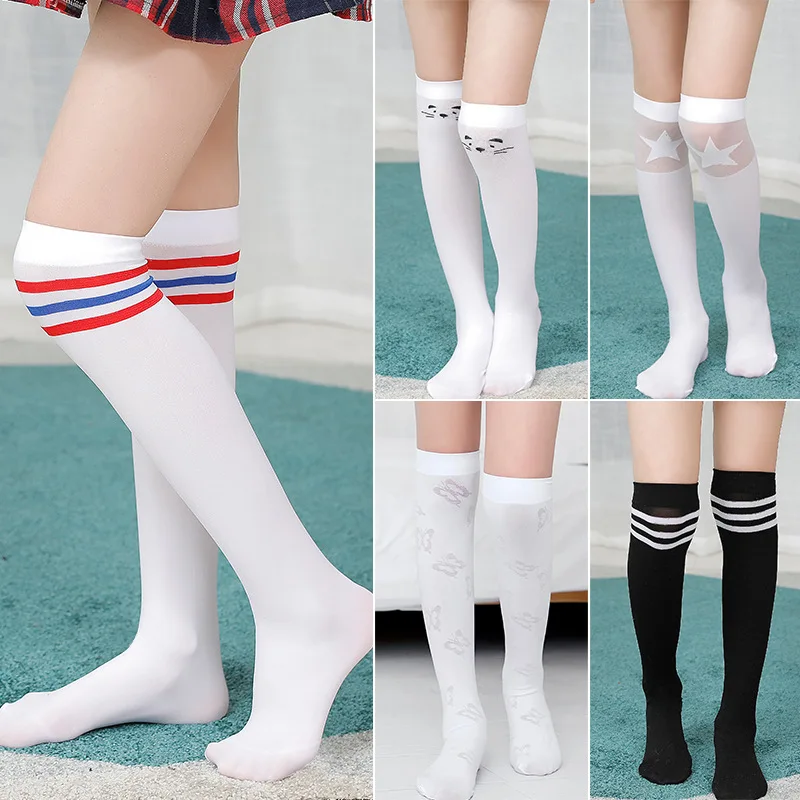 Calcetines de terciopelo con diseño de estrellas