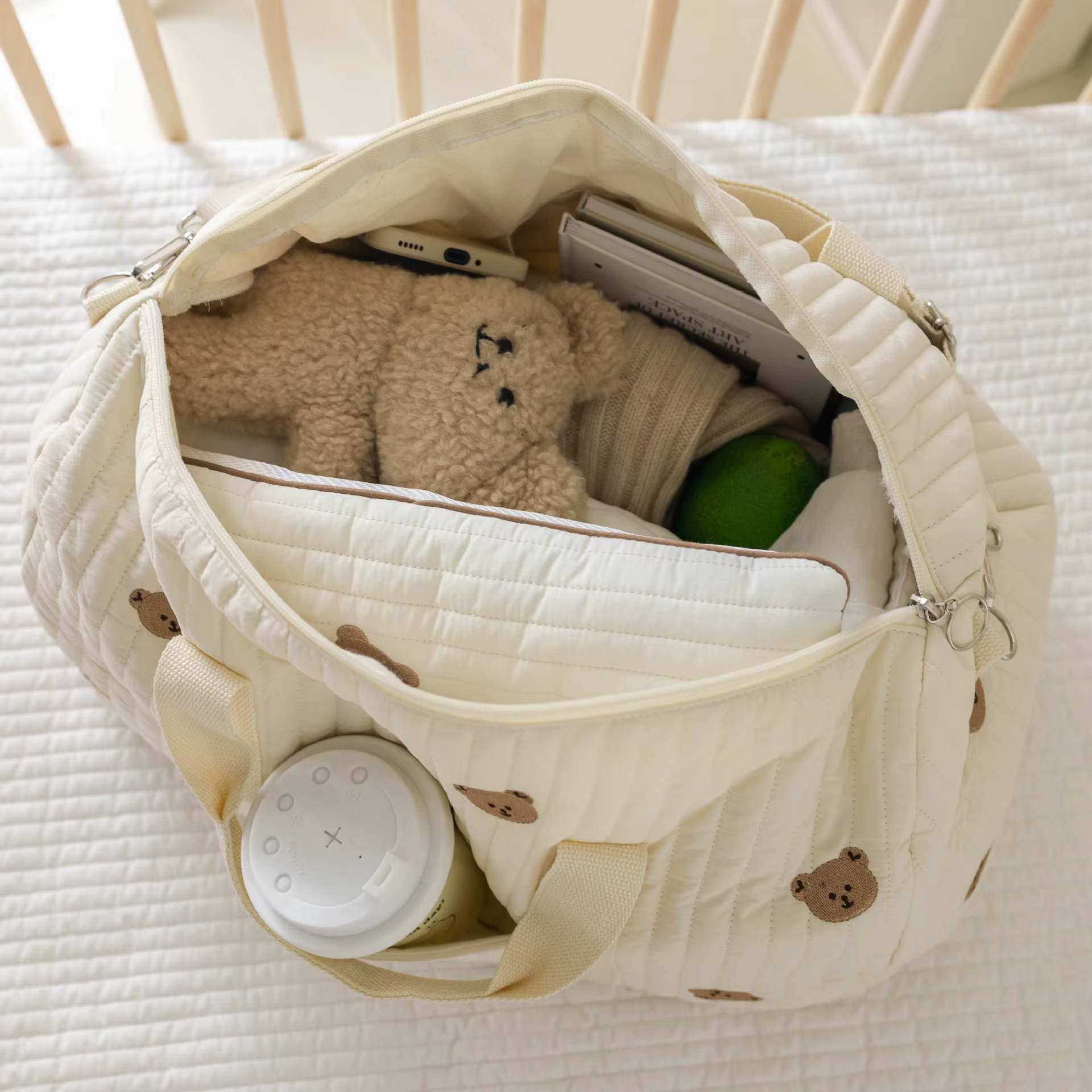 Bolsa de maternidad grande con cambiador para bebé – Gran capacidad - imagen 2