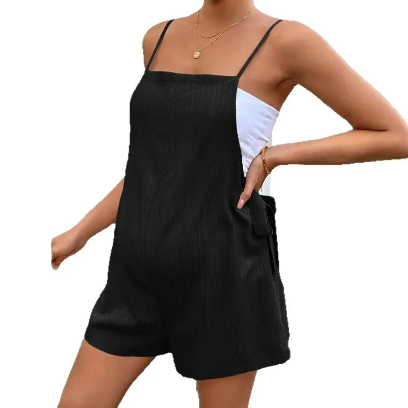 Vestido de embarazo con tirantes lisos para verano, una pieza - imagen 5