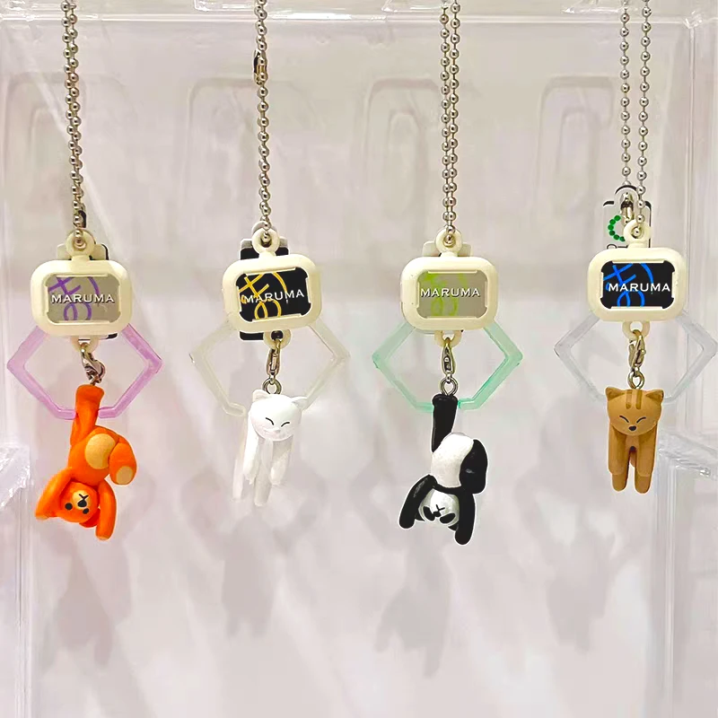 Juguetes de grúa Ikimon: mascotas colgantes kawaii gatito, oso y panda - imagen 3