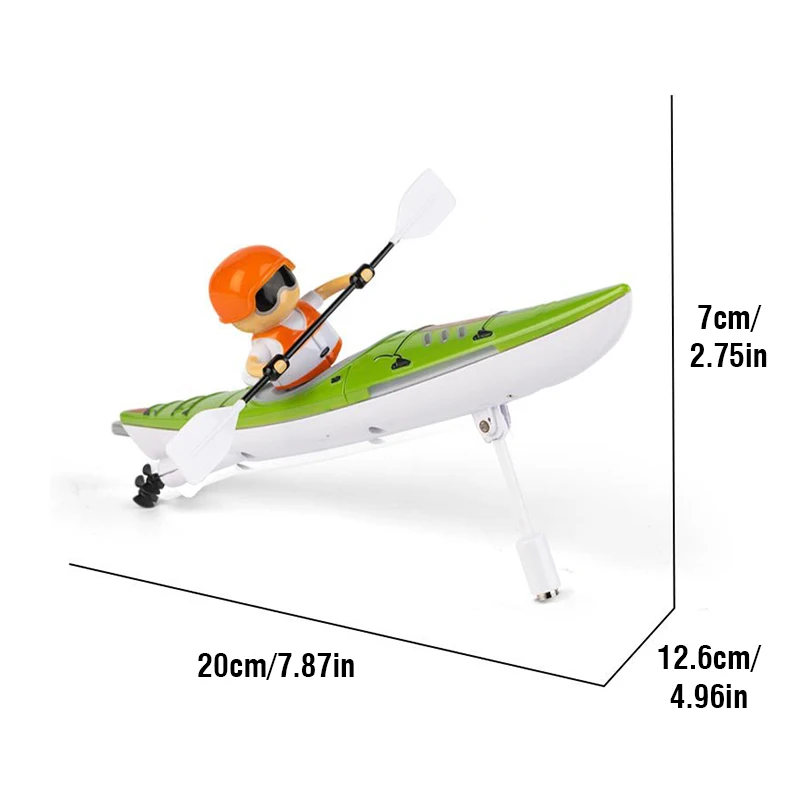 Barco RC teledirigido acuático para niños – Carreras en piscina - imagen 5
