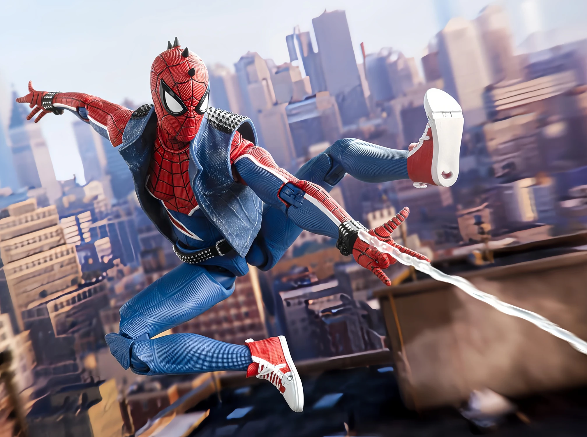 Figura de acción ZD Toys Spider-Punk Spider-Man Multiverso - imagen 3