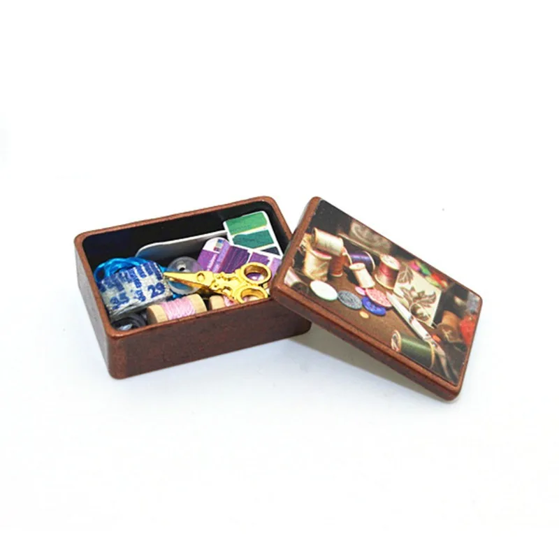 Caja de costura miniatura - Juguete educativo para niños - imagen 2