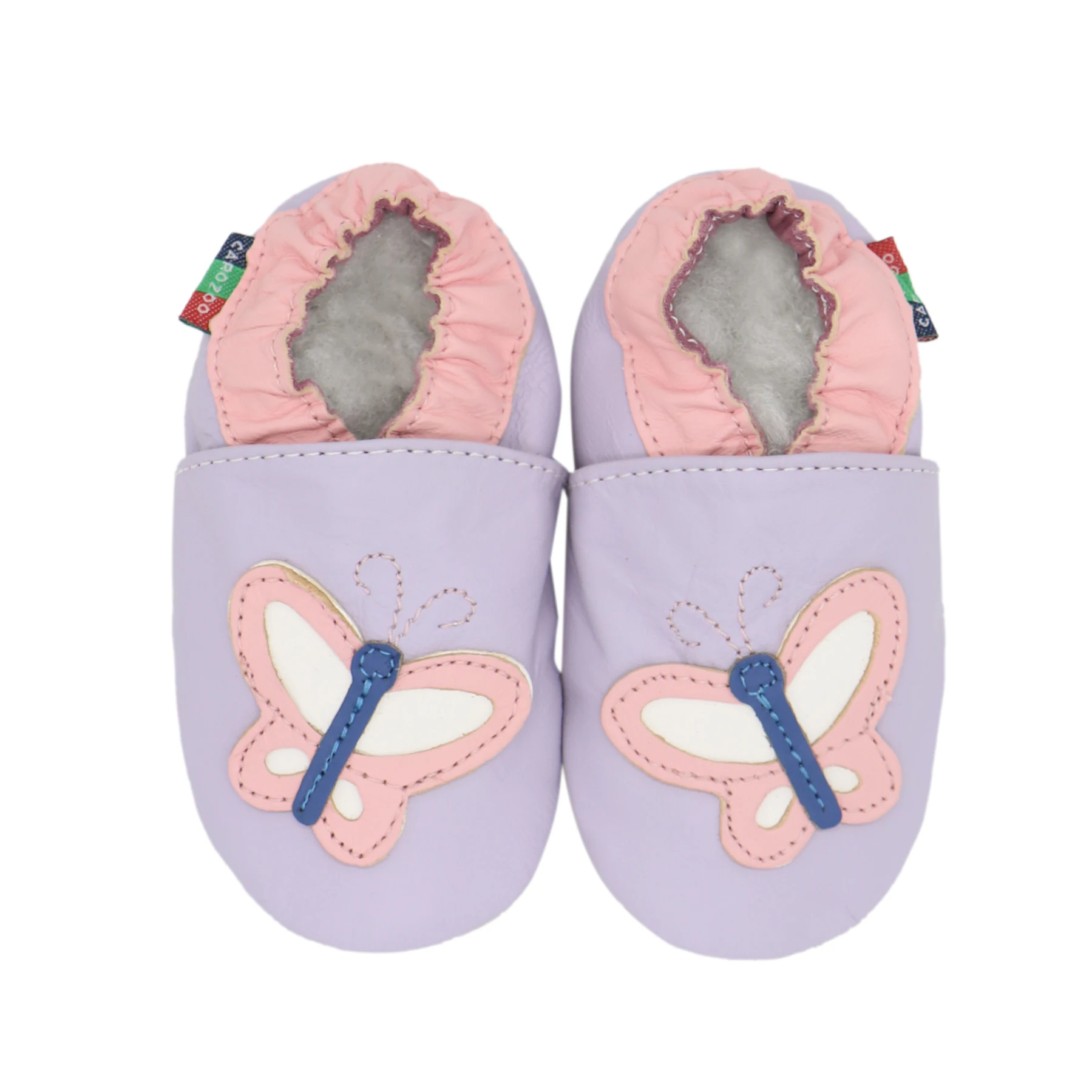 Carozoo Zapatillas Primeros Pasos en Piel – Suela suave para bebé - imagen 4