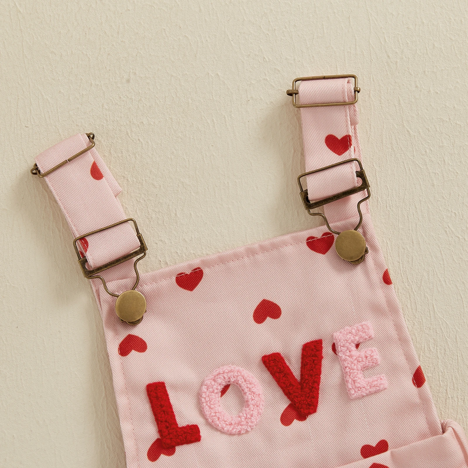 BeQeuewll pelele de tirantes para niña con corazón de princesa - imagen 5