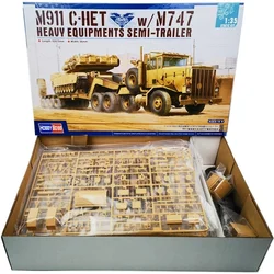 Trumpeter kit de montaje M911 C-HET con semirremolque pesado M747