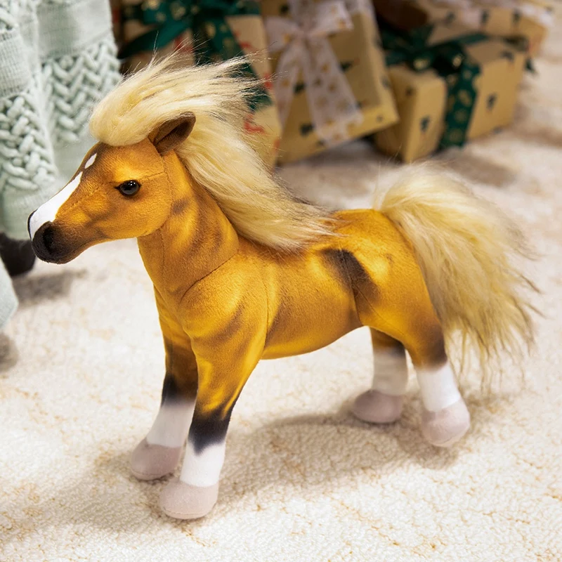 Peluche caballo suave para niños, cojín de regalo de cumpleaños - imagen 5
