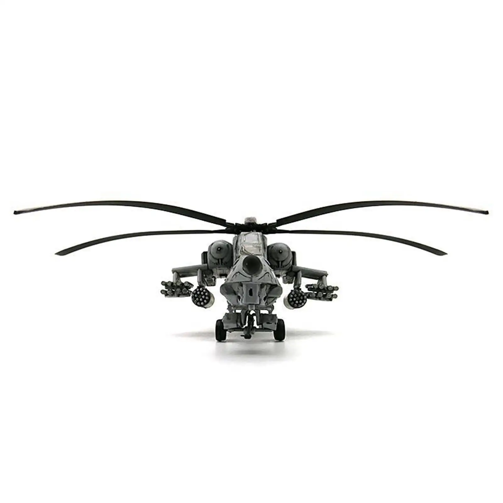 Vista frontal del Mi 28 Havoc ensamblado