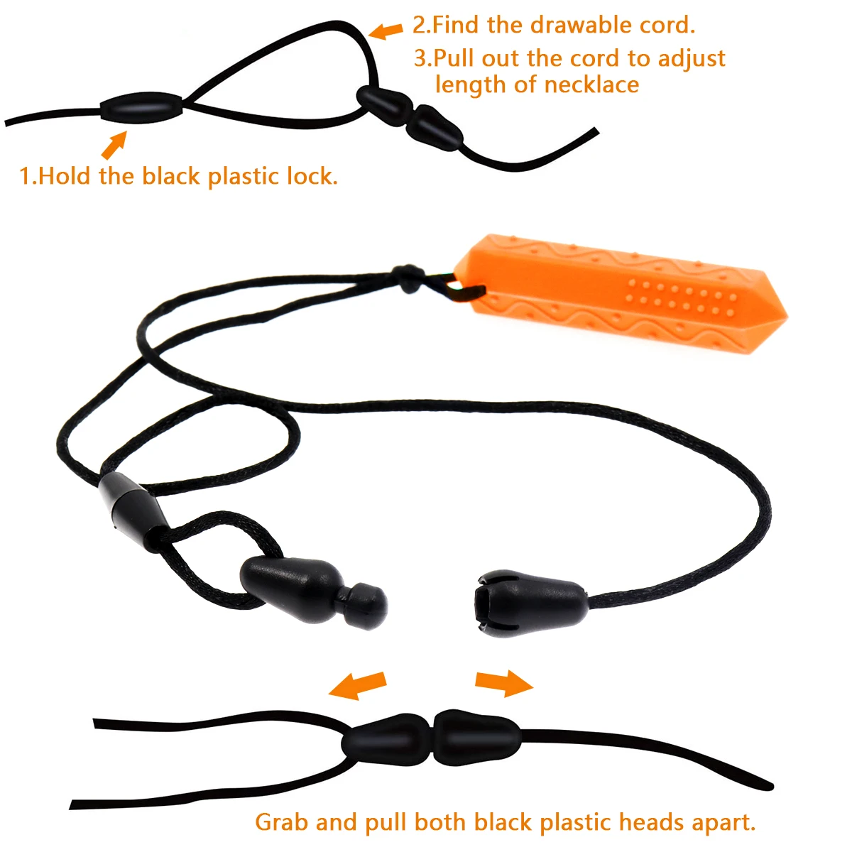 Collar masticable sensorial de silicona para niños con TDAH - imagen 5