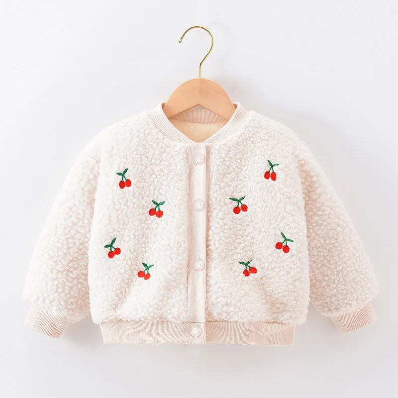 Abrigo de lana gruesa para niña pequeña – Cálido de otoño-invierno - imagen 2