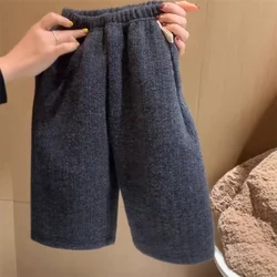 Pantalones de lana de invierno térmicos para niños – sueltos