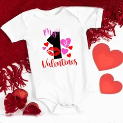 Body bebé manga corta San Valentín - Regalo ideal recién nacido
