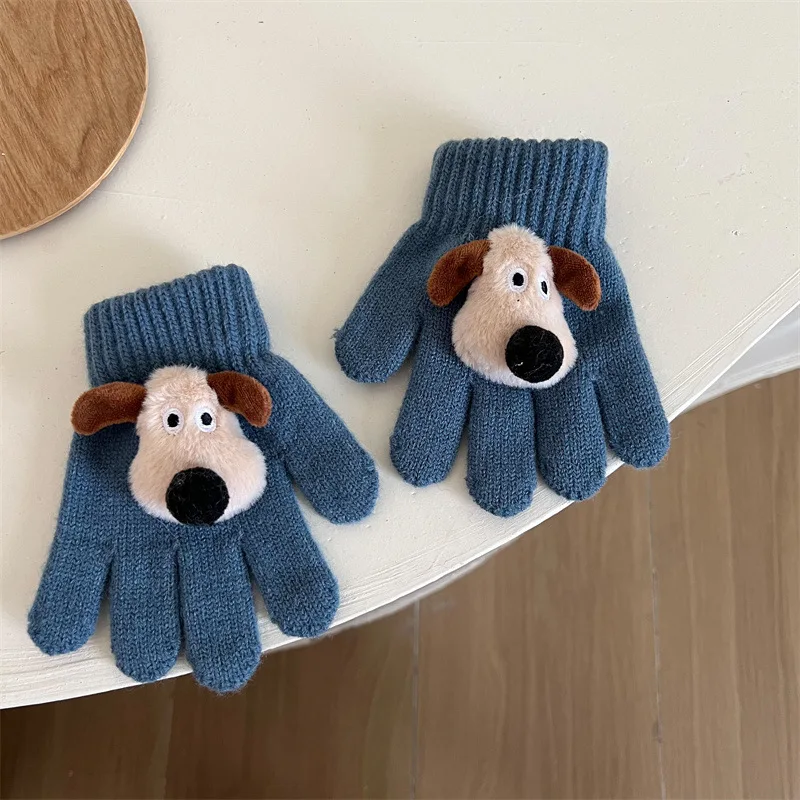 Guantes infantiles de perro dibujos animados para bebé invierno - imagen 3