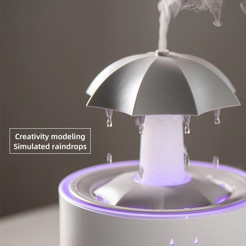 Humidificador con efecto lluvia y luz nocturna para bebés - imagen 4