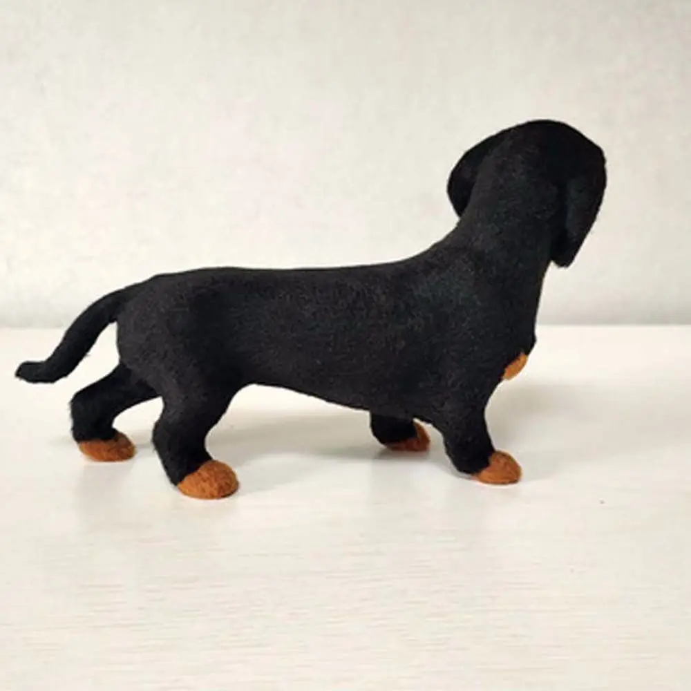 Peluche de perro salchicha realista hecho a mano para mascotas - imagen 3