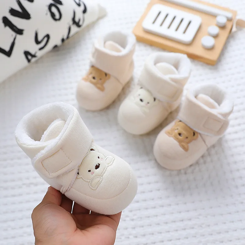 Zapatos primeros caminantes bebé suaves de algodón con dibujos - imagen 5