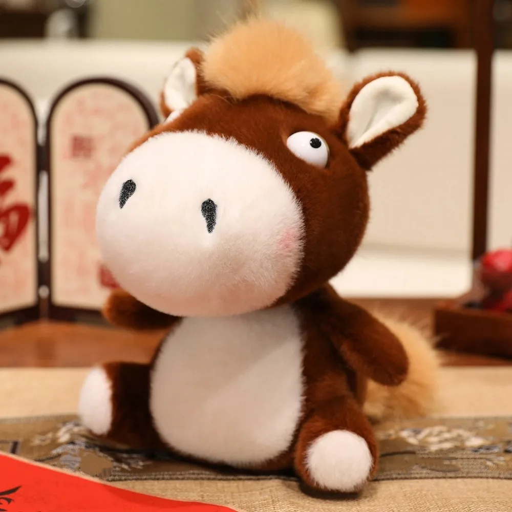 Peluche Pony de la Suerte suave y esponjoso para cumpleaños - imagen 4