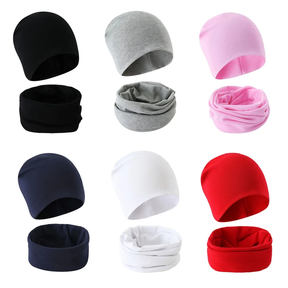 Gorro bebé con bufanda cálida de punto para otoño e invierno - imagen 5