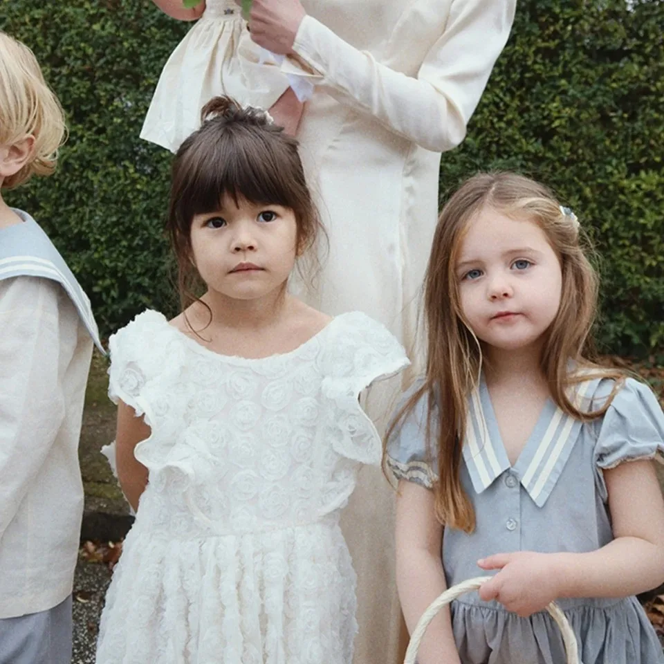 KS vestido de princesa con tul y lentejuelas para niñas verano - imagen 5