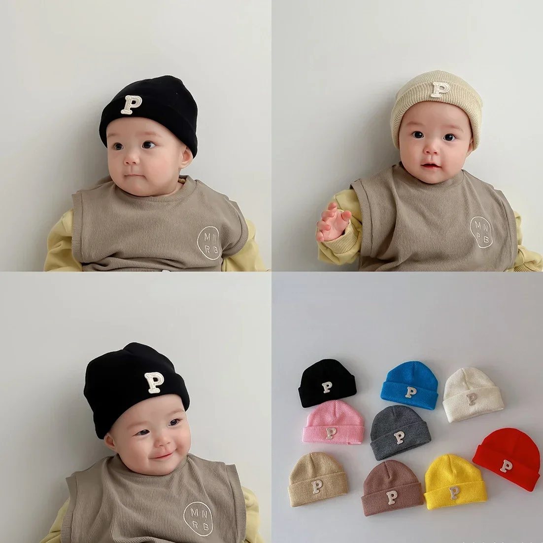 Gorro de lana suave para bebé y niño – Cálido y transpirable