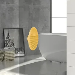 Cepillo de champú de silicona para baño infantil con masaje suave