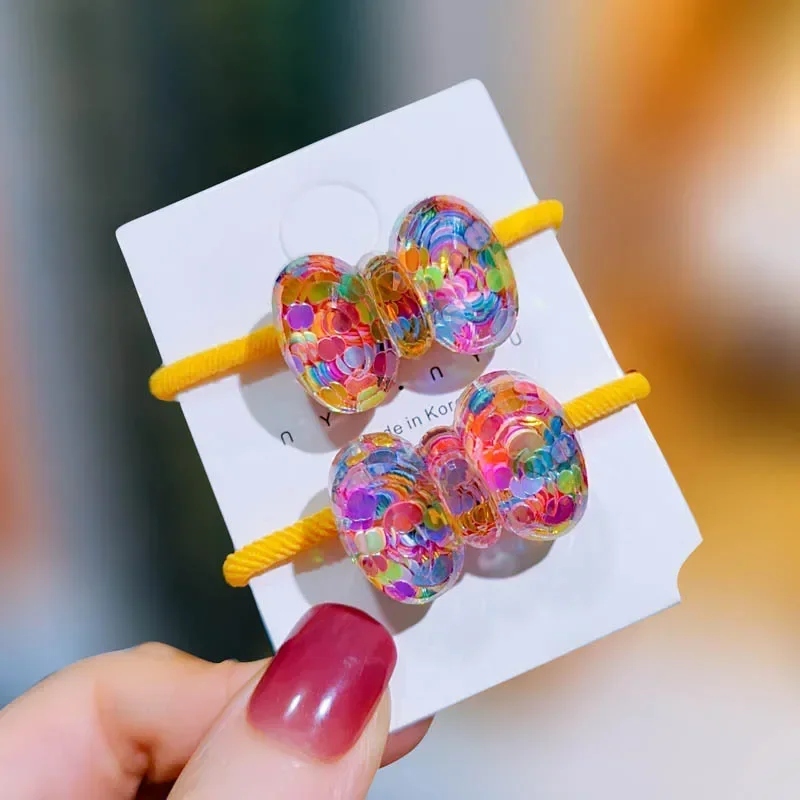 Diademas con lentejuelas elásticas estilo princesa para niña - imagen 3