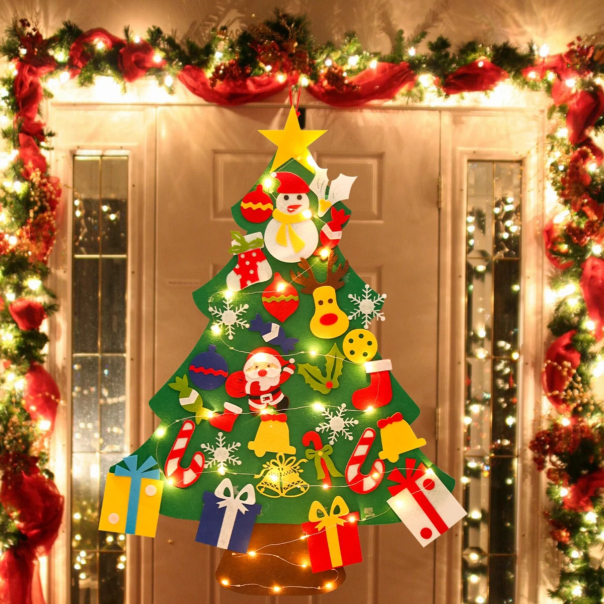Adornos navideños de fieltro para habitación infantil - imagen 5