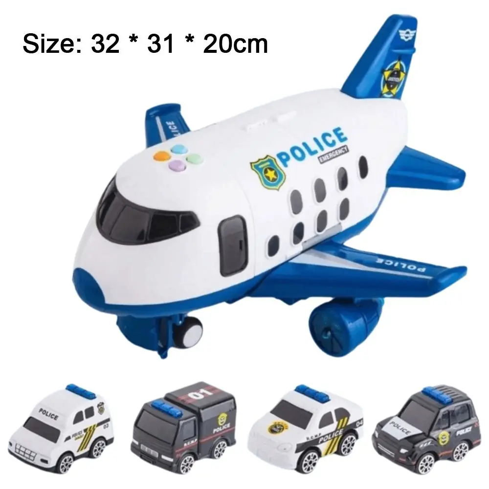 Avión inercial de gran tamaño con luz LED para niños - imagen 5