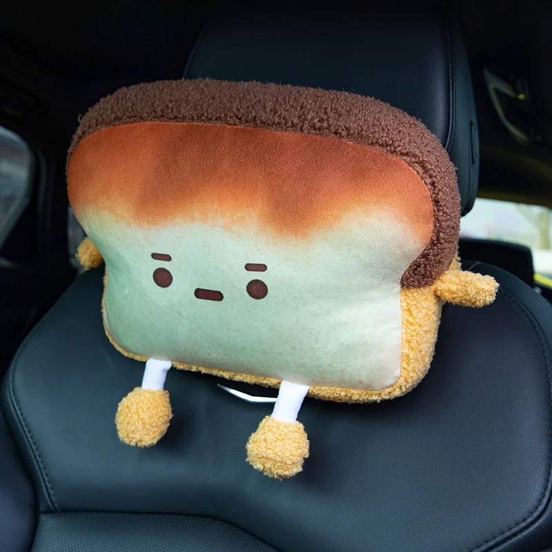 Vista del diseño pan tostado kawaii