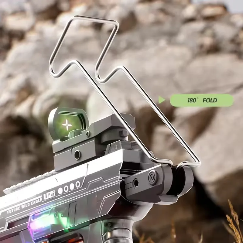 Pistola de agua eléctrica estilo UZI alta presión para verano - imagen 5
