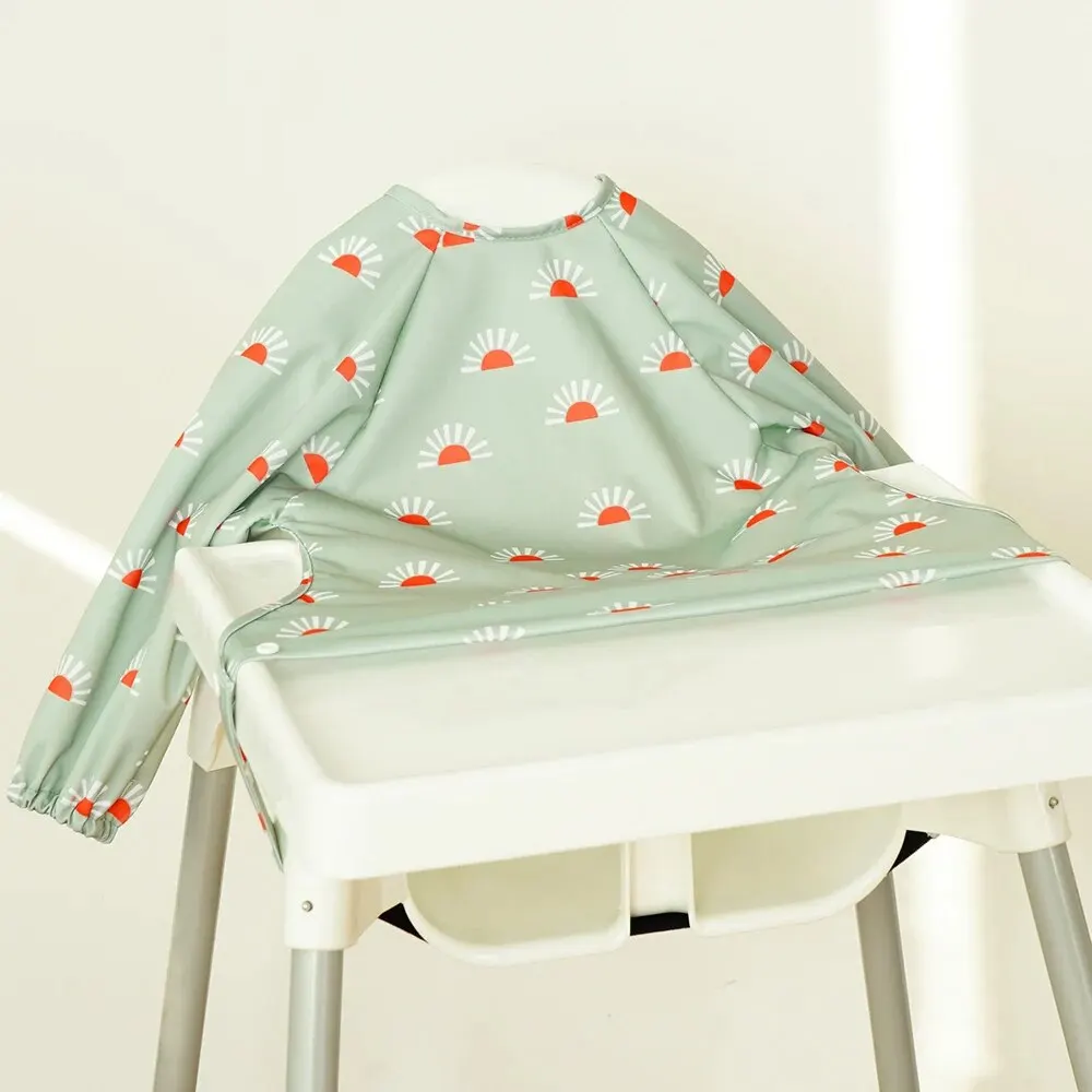 Babero de alimentación impermeable manga larga lavable a máquina - imagen 5