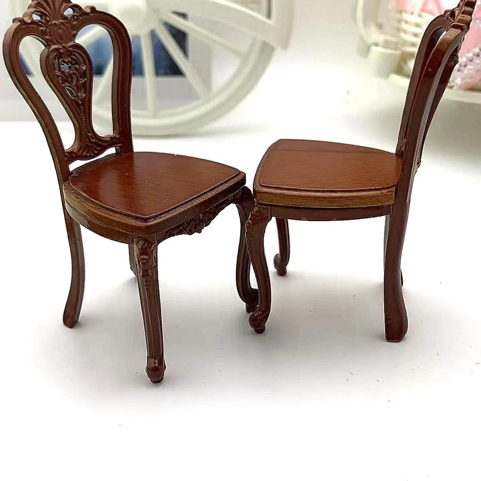 Casa de muñecas de juguete en miniatura para niños con decoración - imagen 4