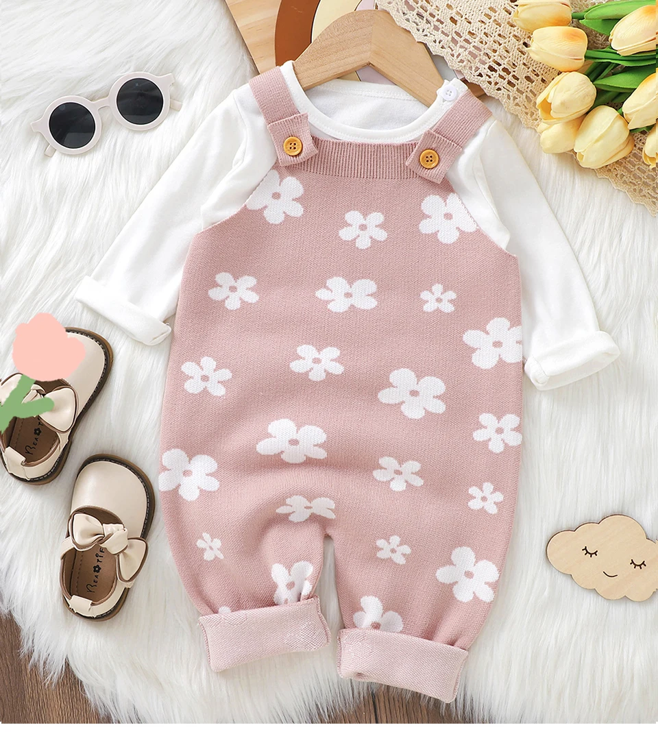Pelele floral Rosa