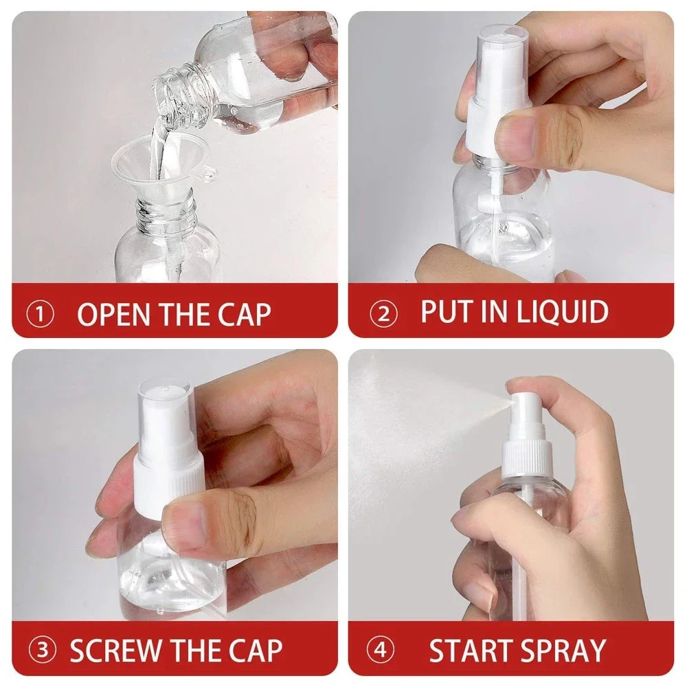 Vvocci botella de perfume en spray recargable PET transparente - imagen 5