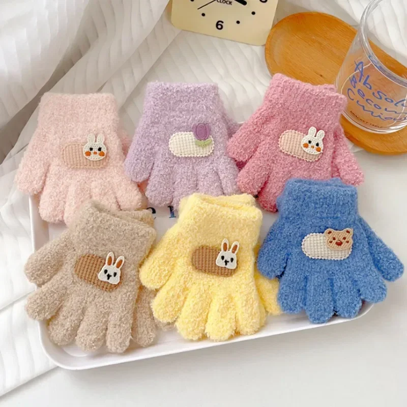 Manoplas de invierno para bebé – Térmicas con cinco dedos - imagen 3