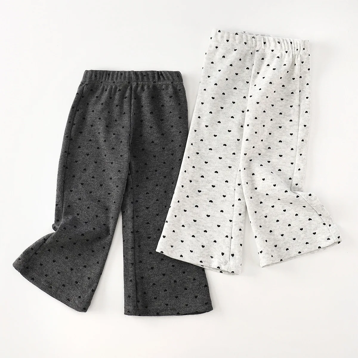 Pantalones acampanados de otoño para niños y niñas sueltos - imagen 5
