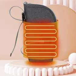 Calentador de biberones portátil para coche, bolsa térmica