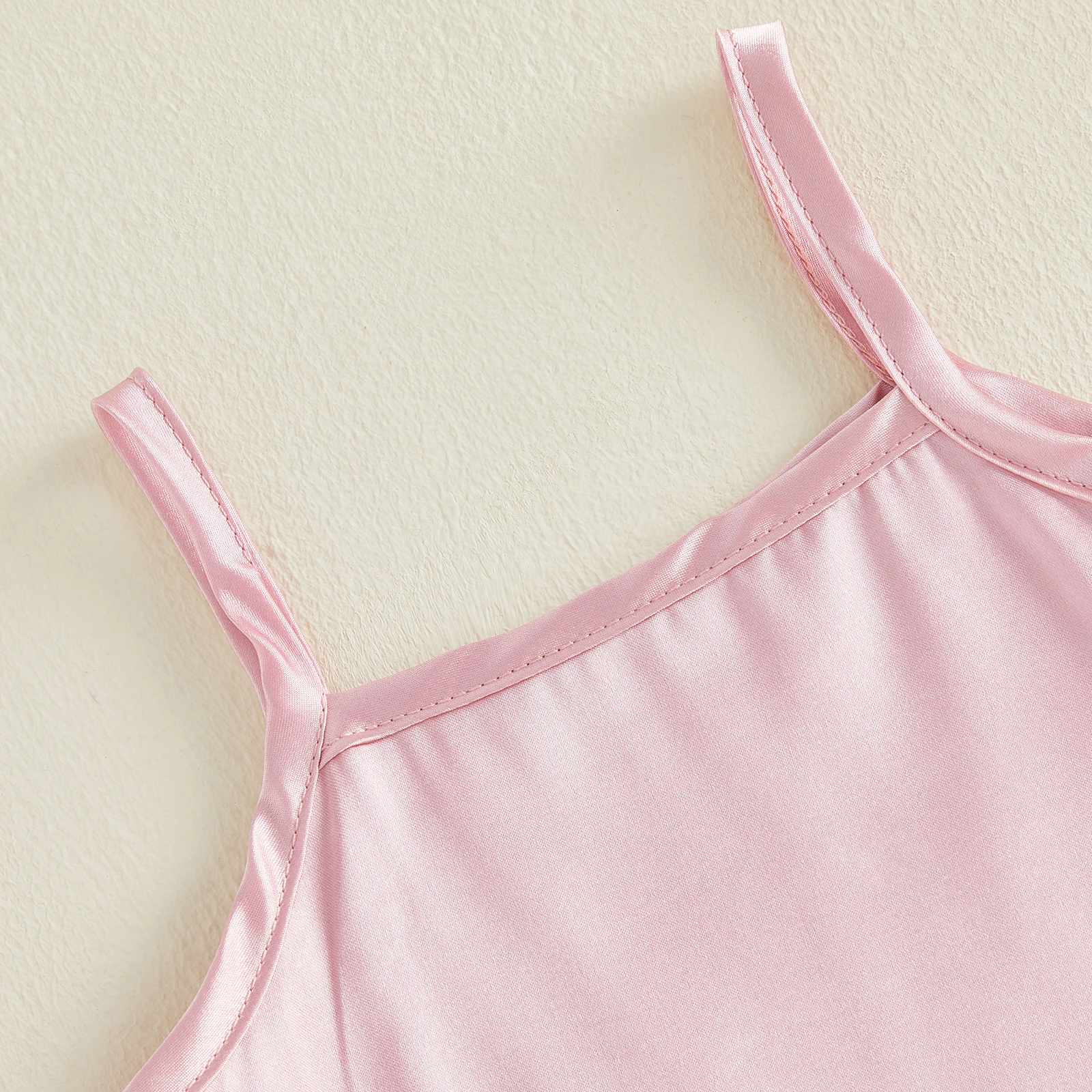 Conjunto de pijama de verano para niña: camiseta sin mangas y shorts - imagen 2
