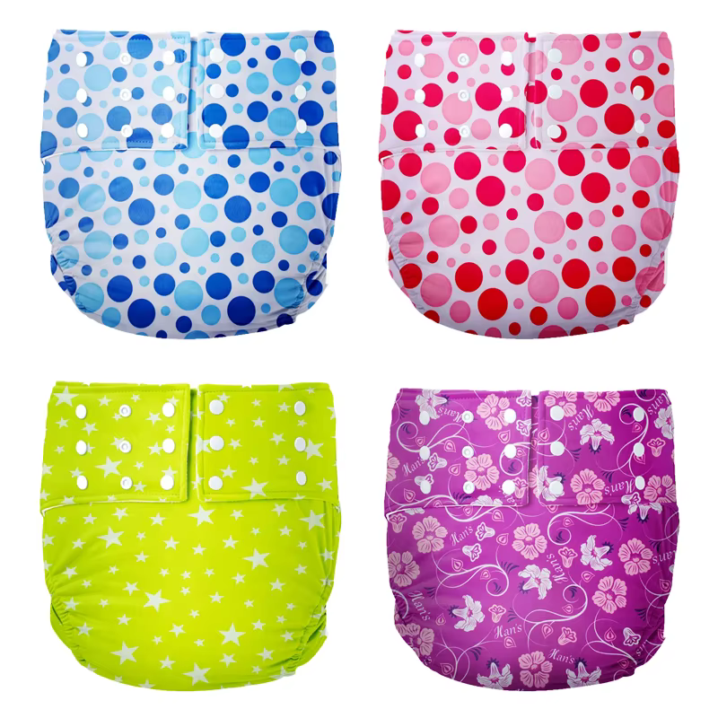 Pañales de tela lavables para adultos - Tallas grandes y ajustables
