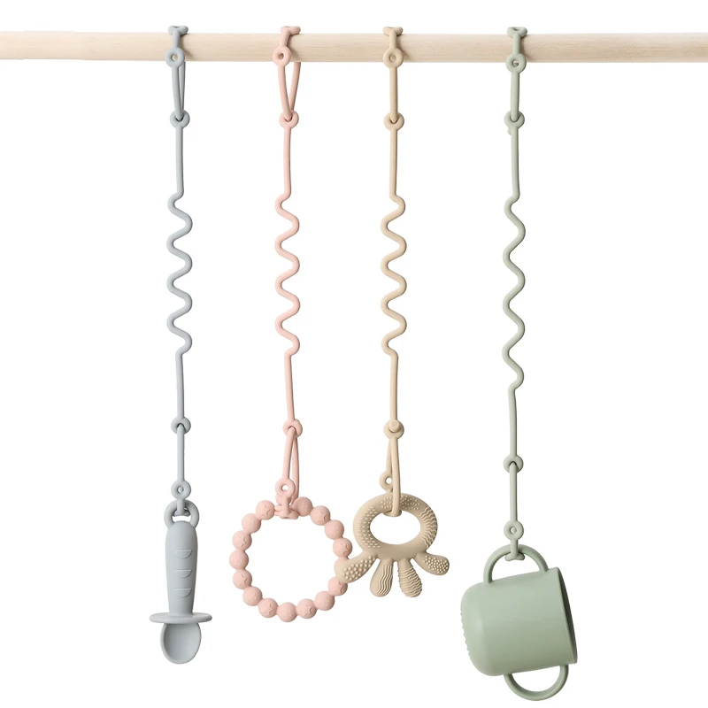 Correas de silicona para juguetes – clips antipérdida para bebé - imagen 5
